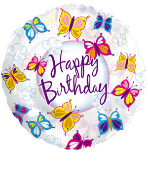 Butterfly Birthday Balloon