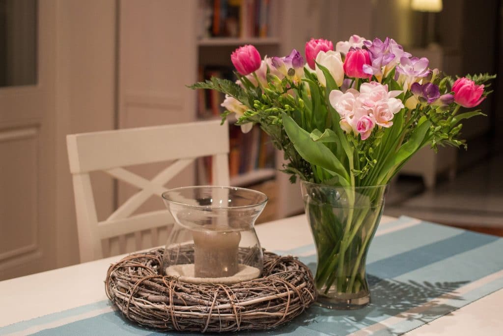 Freesias in a vase - freesias by post