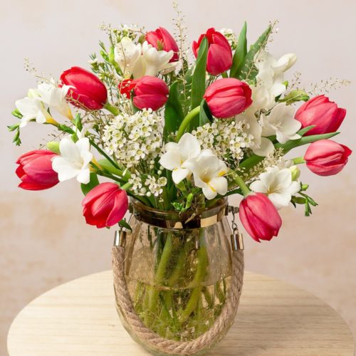 Festive Tulips Flowers By Post